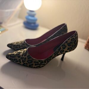 Nine West Leopard Print Heels
